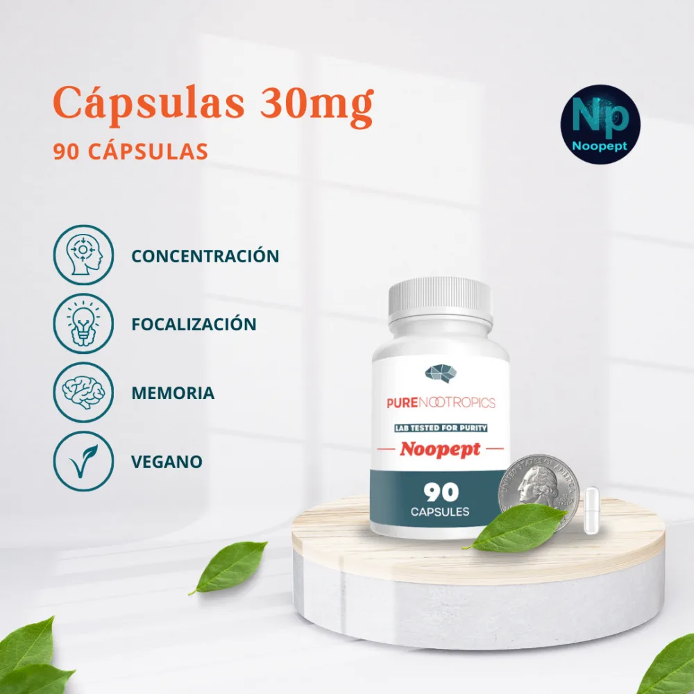 2X Nootropico - Noopept 90 capsulas de 30 mg - Imagen 2
