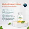 Choline Bitartrate 300mg (60 Cápsulas vegetarianas) - Image 4