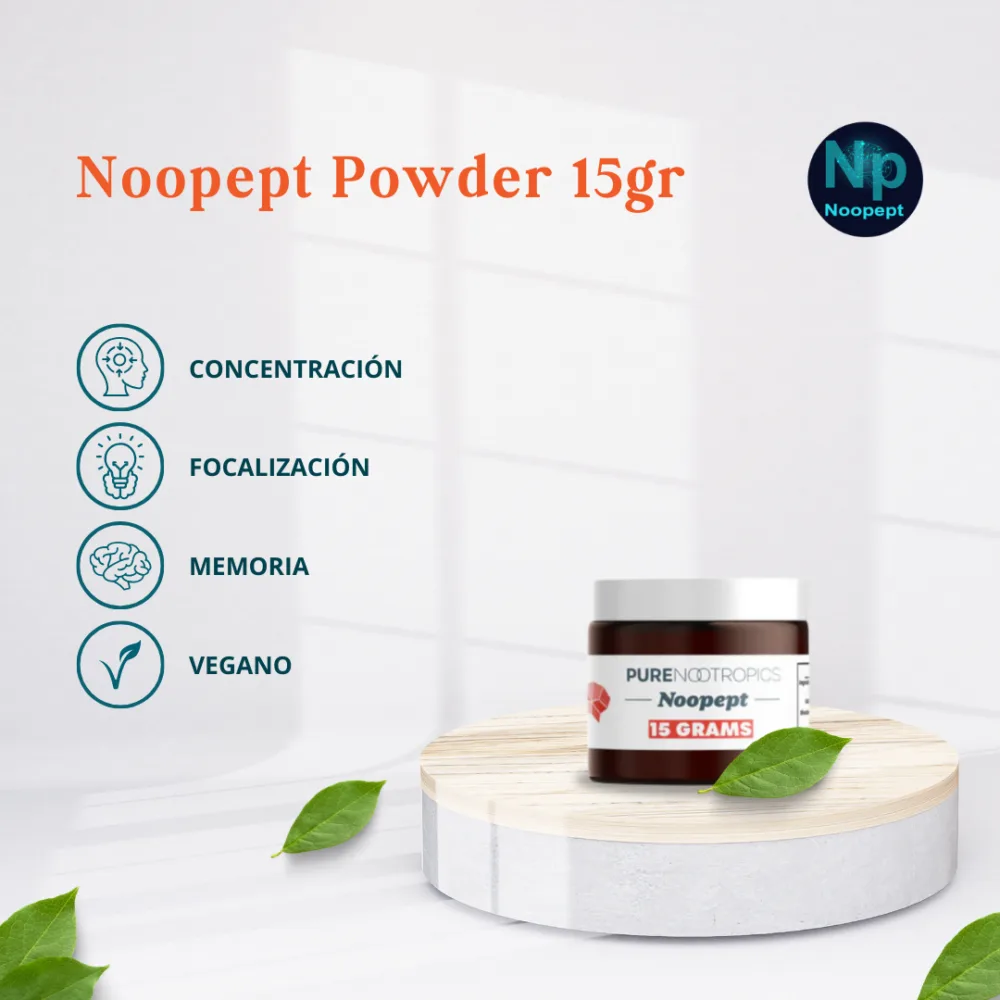 Nootrópico - Noopept 15 gramos en Polvo (1500 dosis) - con cuchara dosificadora - en stock - Image 2