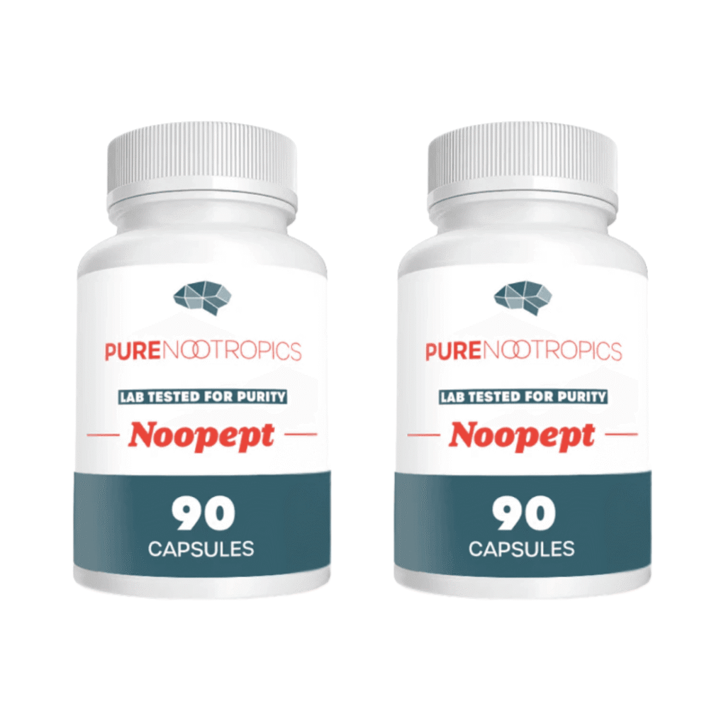 2X Nootropico - Noopept 90 capsulas de 30 mg